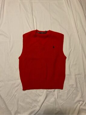 Hunt Club Men’s Red V-Neck Sweater Vest
